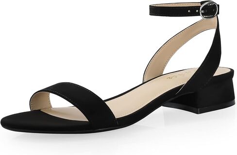 صندل نسائي أسود من أنكيس، كعب 1 بوصة in Kuwait