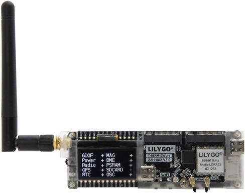 LILYGO T-BeamSUPREME Meshtastic ESP32-S3 TTGO لوحة تطوير LoRa L76K GPS WiFi Bluetooth Module مع 1.3 بوصة SH1106 OLED (L76K 915Mhz) in Kuwait