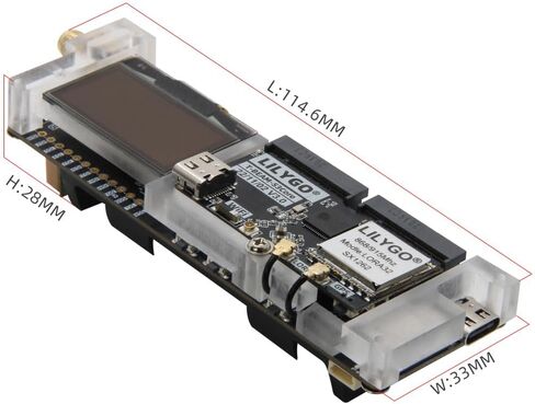 LILYGO T-BeamSUPREME Meshtastic ESP32-S3 TTGO لوحة تطوير LoRa L76K GPS WiFi Bluetooth Module مع 1.3 بوصة SH1106 OLED (L76K 915Mhz) in Kuwait