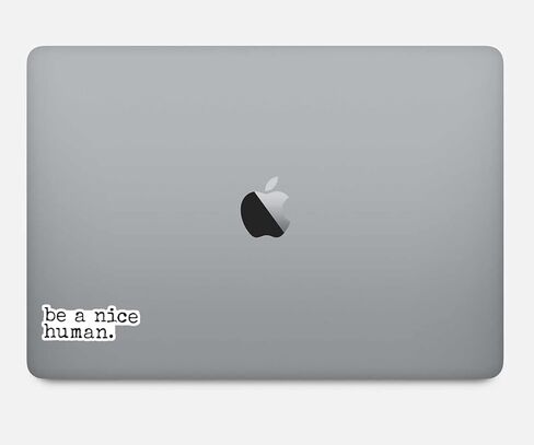 Be A Nice Human Sticker Kindness Stickers - 3 Pack - Set of 2.5, 3 and 4 Inch Vinyl Laptop Stickers - for Laptop, Phone, Water Bottle, Car & More Decal (3 Pack) S215057-3Pack in Kuwait