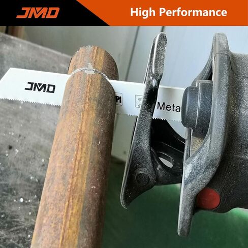 JMD 10-Piece S922BF Reciprocating Saw Blades Metal 14TPI Reciprocating Saw Blade Set for Cutting Metal 150mm BIM Sabre Saw Blades Compatible with Bosch Dewalt Makita etc in Saudi Arabia