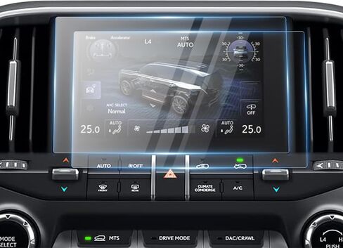 واقي شاشة Karltys 2 Pack لـ 2022-2025 Lexus LX LX 600 شاشة عرض سفلية مقاس 7 بوصة، واقي زجاجي مقسى 9H لملحقات Lexus LX، غطاء شاشة سيارة مضاد للوهج ومضاد لبصمات الأصابع in Saudi Arabia