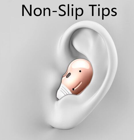 [ 8 Pairs ] Galaxy Buds Live Ear Tips Wing Tips, Non-Slip Anti-Slip Sound Leakproof Silicone Earbuds Replacement Cover Accessories Compatible with Samsung Galaxy Buds Live White S/L in Saudi Arabia