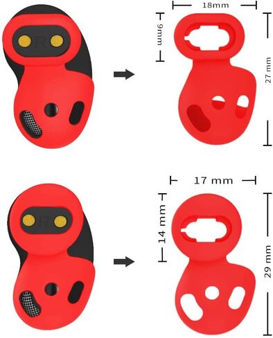 [8 أزواج] أطراف أذن من السيليكون لسماعات Galaxy Buds Live، ملحقات غطاء بديلة لسماعات الأذن من السيليكون مضادة للانزلاق ومضادة للانزلاق متوافقة مع Samsung Galaxy Buds Live White S/L in Saudi Arabia