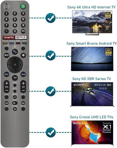 RMF-TX600U CtrlTV صوت جهاز التحكم عن بعد ميكروفون لسوني التلفزيون الذكي بلوتوث عن بعد وجهاز التحكم عن بعد لسوني أندرويد 4K الترا HD LED الإنترنت KD XBR سلسلة UHD LED 43 48 49 55 65 75 85 77 85 98 بوصة تلفزيون in Kuwait