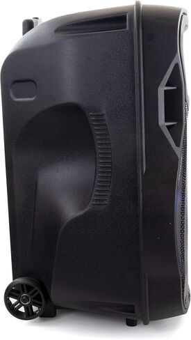 beFree Sound 15 Inch Bluetooth Rechargeable Party Speaker with Illuminating Lights,Black,BFS-15 Portable Speaker in Saudi Arabia