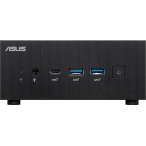 نظام ASUS ExpertCenter PN64 Mini PC مع Intel Core i7-12700H، و16GB DDR5، وM.2 PCIE G4 512GB SSD، وWiFi 6E، وBluetooth، وUSB-C، وشاشة رباعية، ونظام التشغيل Windows 11 Pro، أسود