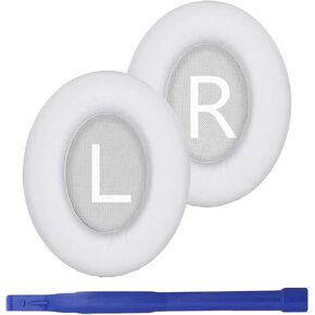 Adhiper Replacement Ear Pads Cushions for Bose 700 Noise Cancelling(NC700) Headphones, NC700 Earpads with Soft Noise Cancelling Memory Foam & Protein PU Leather (White)