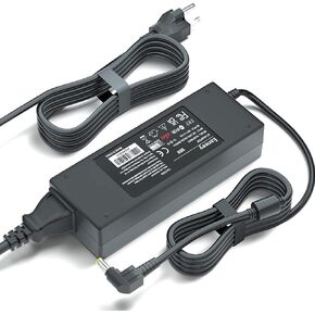 90W Power Cord for Westinghouse TV LD-3240 LD-3255VX LD-3235 LD-3237 LD-3257DF LD-4258 LD-4655VX LD-4680 LD-469 LED UW40TA2W UW40T8LW UW32SC1W UW32S3PW 24" 32" 42" 46" HDTV 19V 4.74A AC Adapter