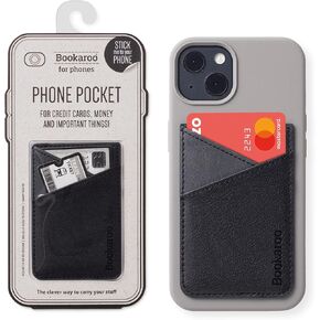 If Bookaroo Phone Pocket, Accessory Credit Card Case, 10 cm, Black