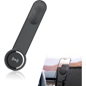 قطعة واحدة من حامل هاتف السيارة، تصميم قابل للدوران 360 درجة، هيكل ثابت تلقائي، تركيب غير مدمر، حامل الهاتف الخلوي العالمي المستقر والسلس للسيارات (أسود) in Kuwait