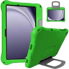 Riaour Samsung Galaxy Tab A9 Plus Case for Kids,Galaxy Tab A9 Plus Case.(SM-X210/X216/X218),Lightweight Shockproof Kids Friendly Cover with Handle Stand for Samsung Galaxy A9+ Tablet 2023,Green