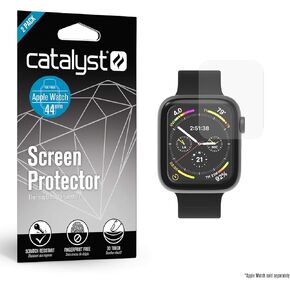 Catalyst 2X Screen Protector for Apple Watch Series 4 44mm Fingerprint Free, Hassle-free, microfiber cleaning cloth included - iWatch Apple Accessories