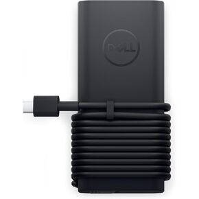 Dell 65-Watt USB-C Adapter - USB-C Connector, 1.7A Input Current (Max), 65-Watt Output Power, 100 to 240 VAC, 50 to 60 Hz Input Frequency - Black