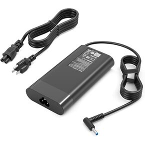 HP Laptop Charger 135W 19.5V 6.9A AC Adapter for HP Spectre 15 x360 Omen 15 17 Pavilion Gaming 15 17 ec0013dx TPN-DA11 TPN-CA13 L15534-001 Power Supply Cord