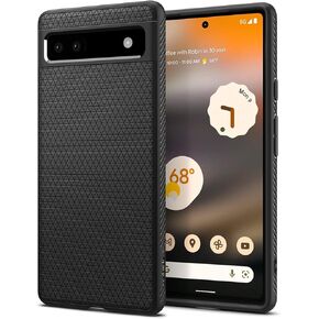 Spigen Liquid Air Designed for Pixel 6a Case (2022) - Matte Black