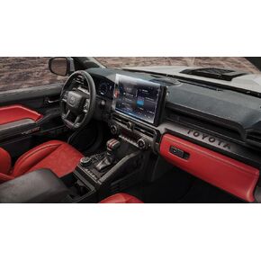 Elevantoo Tempered Glass Screen Protector designed for Toyota Tacoma 2024,Tundra（2022/2023/2024），Sequoia（2023/2024） 14 Inch Dashboard Touchscreen - Matte/Anti Fringerprint, clear