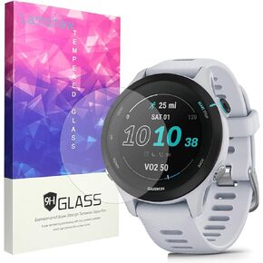 Compatible for Garmin Forerunner 255S Screen Protector, Lamshaw [3 Pack] 9H Tempered Glass Screen Protector Film Compatible for Garmin Forerunner 255/255S Smartwatch (41mm case Forerunner 255S-3 pack)