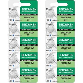 317 SR516SW 1.55V 0% Hg Silver Oxide Watch Battery (2 Batteries) Made in Japan by Seiko