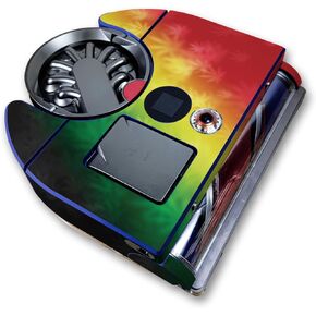 Skin Compatible with Dyson 360 Vis Nav - Rasta Rainbow - Premium 3M Vinyl Protective Wrap Decal Cover - Easy to Apply | Crafted in The USA by MightySkins