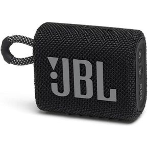 JBL - GO 3 Portable Waterproof Wireless Speaker, Includes USB-C Cable - Black