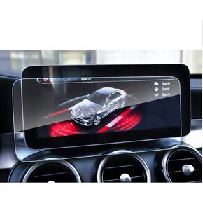 Screen Protector Compatible with 2019 2020 Mercedes Benz C/GLC 10.25inch Touch Screen,ZFM,Anti Glare Scratch,Shock-Resistant, Navigation Protection Accessories Premium Tempered Glass (W205,V253)