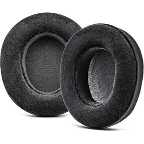 Nova Pro Wired Replacement Earpads for Arctis Nova Pro Wired Headset by TRANSTEK, Improved Durability and Sound Isolation - NOT FIT Nova Pro Wireless (Soft Velour)
