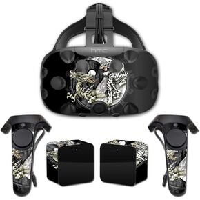 MightySkins Skin Compatible with HTC Vive Full Coverage - Yin and Yang | Protective, Durable, and Unique Vinyl Decal wrap Cover | Easy to Apply, Remove, and Change Styles | Made in The USA