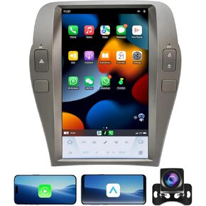 Car Stereo Radio for Chevrolet Camaro 2010 2011 2012 2013 2014 2015 Radio Upgrade 12.1 Inch Touch Screen with Carplay & Android Auto SWC DSP 4G WiFi GPS Navigation in Dash Headunit Multimedia Player