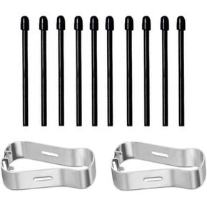 10 Pcs SLAUNT Marker Pen Replacement Tips/Nibs Compatible with Remarkable 1/2 Plus, Boox Pen2 Pro, Tab X, Max Lumi2, Note Air2, Note Air2 Plus, Nova Air C Stylus Pen Replacement Nibs/Tips with Tool