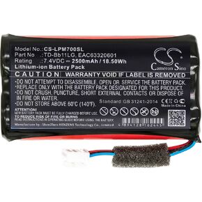 TD-Bb11LG EAC63320601 EAC63918901 Speaker Battery for LG Music Flow P7 NP7550 PJ9 PJS9W PJ9B PK7 Xboom Go PK7