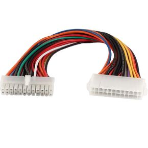 uxcell 24 Pin ATX Cable, ATX 24 Pin Male to 24 Pin Female Motherboard Power Extension Cable Cord for Internal PC PSU - 12 Inches