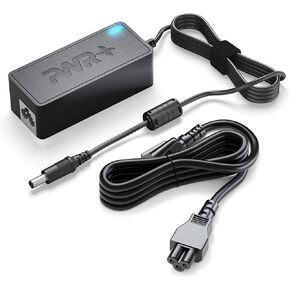 محول تيار متردد لـ Synology DiskStation DS218+ DS218J DS216J DS216 II، WD My Cloud Pro PR2100 PR4100 EX2 Ultra Mirror NAS شاحن القرص الصلب الخارجي طويل 12 قدم سلك طاقة مدرج في قائمة UL in Kuwait