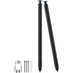 2PCS Galaxy S22 Ultra Pen for Samsung Galaxy S22 Ultra 5G S Pen Touch Screen Stylus Pen Replacement for Samsung Galaxy S22 Ultra NO Bluetooth (Black)