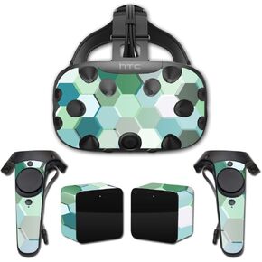 MightySkins Skin Compatible with HTC Vive wrap Cover Sticker Skins Hexagon Tiles