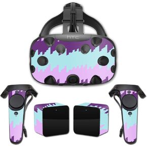 MightySkins Skin Compatible with HTC Vive wrap Cover Sticker Skins Crazy Rectangles