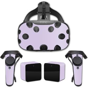 MightySkins Skin Compatible with HTC Vive Full Coverage - Solid Lilac | Protective, Durable, and Unique Vinyl Decal wrap Cover | Easy to Apply, Remove, and Change Styles | Made in The USA