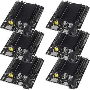 2 Sets Type-C USB ESP-WROOM-32 ESP32 ESP-32S Development Board Type-C USB CH340C WiFi+Bluetooth Ultra-Low Power Dual Core ESP32-DevKitC-32 ESP-WROOM-32 Expansion Board for Arduino IDE