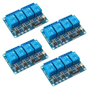 4pcs 4 Channel 5V Relay Module with Optocoupler for R3 MEGA 2560 1280 DSP ARM PIC AVR STM32 for Raspberry Pi