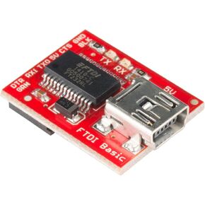 SparkFun FTDI Basic Breakout - 5V Development Tool with USB Mini-B connector