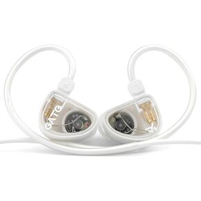 GATE Dynamic Driver in-ear Headphone 3.5mm interchangeable headphone cable Headphone (Black, with mic)