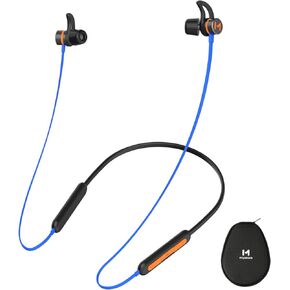 MIPEACE Bluetooth noise reduction headphones, magnetic custom-fit safety wireless neckband headphones-29db noise isolating work earbuds earphones with mic and control,IPX4 sweatproof 13+Hour Playtime