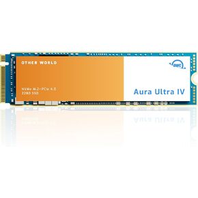 OWC 1TB Aura Ultra IV PCIe 4.0 NVMe M.2 2280 SSD Internal Solid State Drive, Up to 7400MB/s Read and 6800MB/S Write Speeds, for PC Laptops, Desktops, Servers PS5 and Gamers (OWCS3DIG3P4T10)