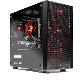 كمبيوتر Skytech Gaming Chronos للألعاب، Ryzen 5 7600X 4.7 جيجا هرتز، RTX 4070 Ti، 1 تيرابايت NVME، 32 جيجابايت DDR5 RAM RGB، 850 واط Gold PSU Wi-Fi، Win 11 Home، لوحة مفاتيح RGB وماوس RGB متضمن in Kuwait