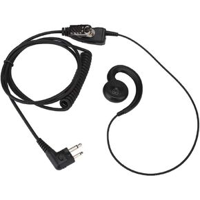 AEH3000-M1A Walkie Talkie Two Way Radio Black Headset Mic for , Modular Design 180° Rotating Speaker Earpiece, ABS Walkie Talkie Earphone High Sound Quality