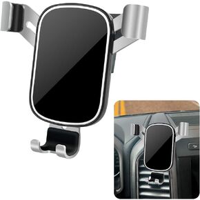 LUNQIN Car Phone Holder for Ford F-150 F150 2015 2016 2017 2018 2019 2020 Truck Auto Interior Accessories Best Cell Phones Mount Cellphone Mobile Cradle Charging Navigation Bracket Air Vent Accessory