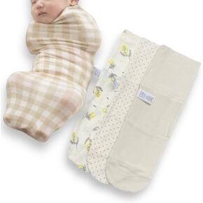 Swaddle for Newborn Baby, One Size, 0-3 Months, 3 Pack, Use Newborn Swaddle Wrap Keeps Baby Cozy and Secure and Helps Prevent Startle Reflex