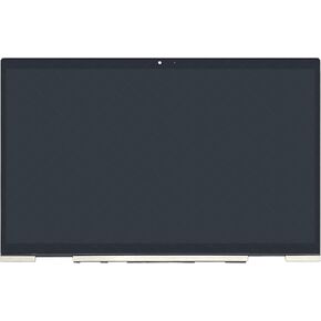 LCDOLED Replacement for HP Envy x360 13-bd0063dx 13m-bd0023dx M15282-001 M15283-001 13.3 inches FHD 1080P IPS LCD Display Touch Screen Digitizer Assembly Bezel with Control Board 30Pin (Pale Gold)