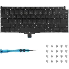 Willhom US Keyboard with Screws and Screwdriver Kit Replacement for MacBook Air 13" with Retina Display A2179 Early 2020