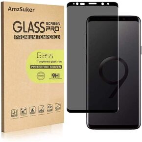 [2 Pack] Galaxy Note 9 Privacy Screen Protector, Premium Anti-Spy Tempered Glass [Case Friendly] [Anti-Scratch] 9H Hardness Screen Protector for Samsung Galaxy Note 9
